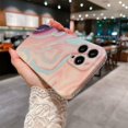thumbnail image 2 of Compatible with iPhone 14 Pro Case, Glitter Silver Marble Stylish Hard Back Cover, Luxury Shockproof Lens Camera Protection Sparkly Phone Case for iPhone 14 Pro for Women Girls - Pink, 2 of 7