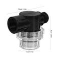 thumbnail image 2 of LIFKOME Protect Pressure Washer Parts Water Pump Strainer Filter Black PC 1Pack, 2 of 8