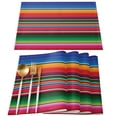 thumbnail image 2 of Colorful Mexican Stripes Table Runners Kitchen Runner Dinning Wedding Table Decoration Coffee Table Rustic Home Tablecloth, 2 of 5