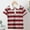 Red, variant on Boys polo Shirt 10 Years for Kids School Uniform Shirt Round Neck Stripe Lapel Collar Shirt School Uniform T Shirt Navy Size 10 Years