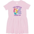 thumbnail image 3 of Inktastic This Mermaid is 4 Years Old Girls Toddler Dress, 3 of 5