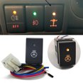 thumbnail image 2 of botón de encendido y apagado para Suzuki Jimny 2007-2015, 12 V CC, 1 interruptor de luz antiniebla para coche de 4 cables, sensor de radar, interruptor de luz nocturna con estrellas, 2 of 4