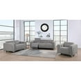 thumbnail image 5 of Global Furniture USA U8521 Two-Tone Gray Fabric 36 Power Reclining Sofa, 5 of 6