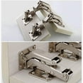 thumbnail image 6 of ABCISI 170 Degree Hinges, Frameless Cabinet Door Hinges, Hidden Hydraulic Adjustable Mounting Hinges, Soft Closing Stainless Steel Buffer Damping Wardrobe (2 Pairs of Cabinet Hinges), 6 of 8