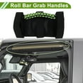 thumbnail image 2 of Mangos de agarre para barra de rodillo para Jeep Wrangler 1955-2023, soporte de mango de nylon verde, 4 piezas, 2 of 6