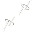 thumbnail image 4 of Jumpingount Pareja anillos boda anillo de abertura del puño Punk dedo bucle círculo mujer hombre chicas dama joyería Anti-alergias accesorios de Plata 2piezas, 4 of 6