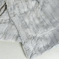 thumbnail image 5 of Home Soft Things Saga Double Sided Faux Fur Throw - Grey - 60" x 80" Jumbo, 5 of 9