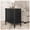 Black, variant on JOINICE Mid Century Modern 2 Drawers Nightstands Set of 2, End Table with Storage and Metal Handle,for Bedroom,Living Room,Black Walnut