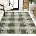 thumbnail image 6 of JONATHAN Y TUSCAN SUN 4 x 6 Area Rug, Sabine Traditional Farmhouse Bold Gingham - Green/Cream, TSN203D-4, 6 of 9