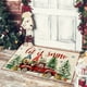 thumbnail image 5 of Adornos navideños, adornos navideños, regalos navideños, tapete para árbol de Navidad, tapete para puerta de entrada, tapete decorativo para festivales navideños, tapetes de fibra de poliéster, 5 of 6