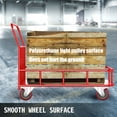 thumbnail image 4 of VEVOR 8" Scaffolding Non Marking Polyurethane Swivel Caster Wheels, 4 of 9