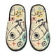 thumbnail image 1 of Balery Rockets Pantuflas de Casa de Felpa Silenciosas con Diseño Estampado, Zapatillas Cómodas Antideslizantes de Algodón para Interior-Medium, 1 of 8