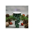 thumbnail image 5 of 1.5" Printed Plaid Check Ribbon: Emerald Green (10 Yards), 5 of 5