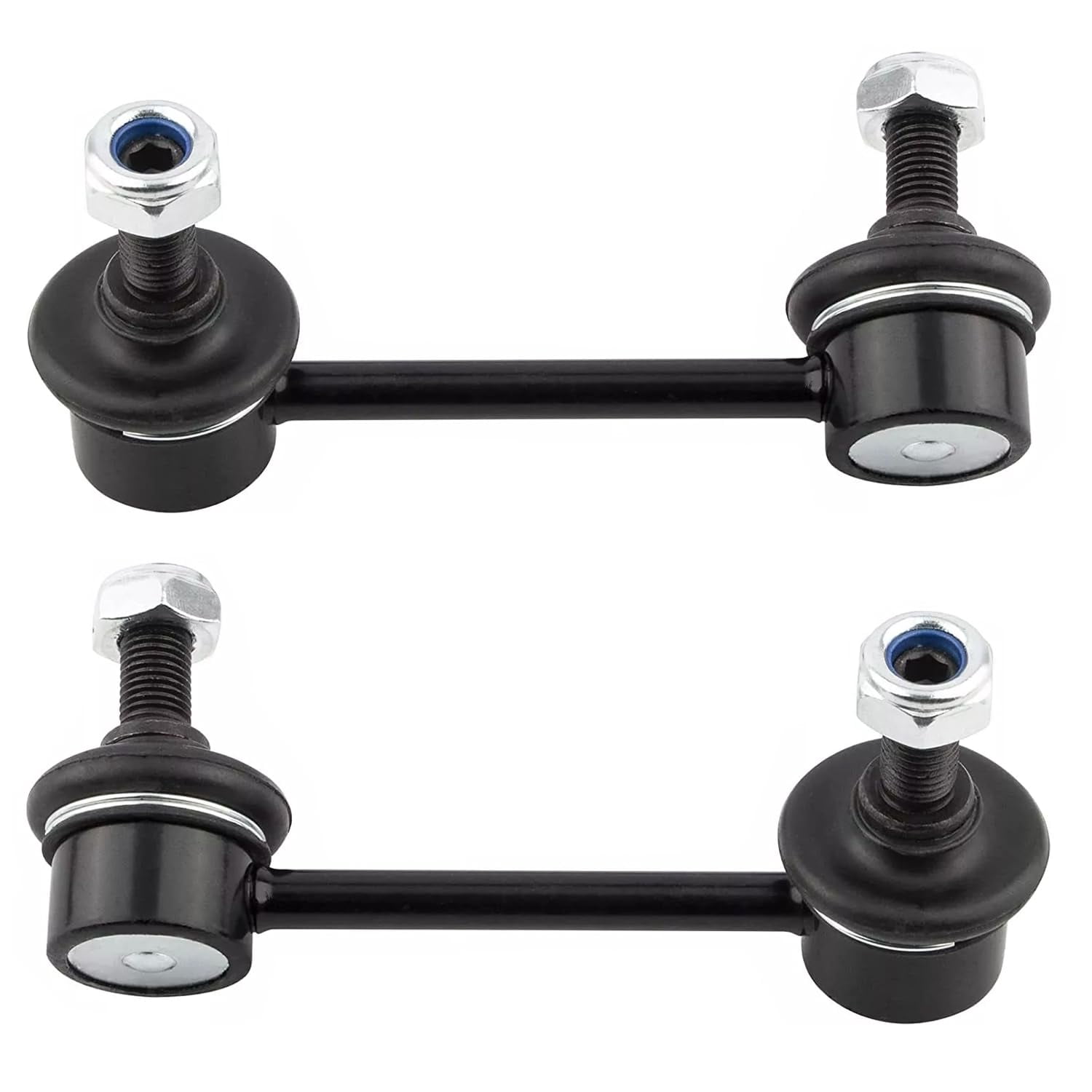 Detroit Axle - Rear Upper Control Arms Kit for 2007-2013 Nissan Altima 2 Upper Control Arms with Ball Joints Assembly 2 Sway Bar End Links 2008 2009 2010 2011 2012 Replacement