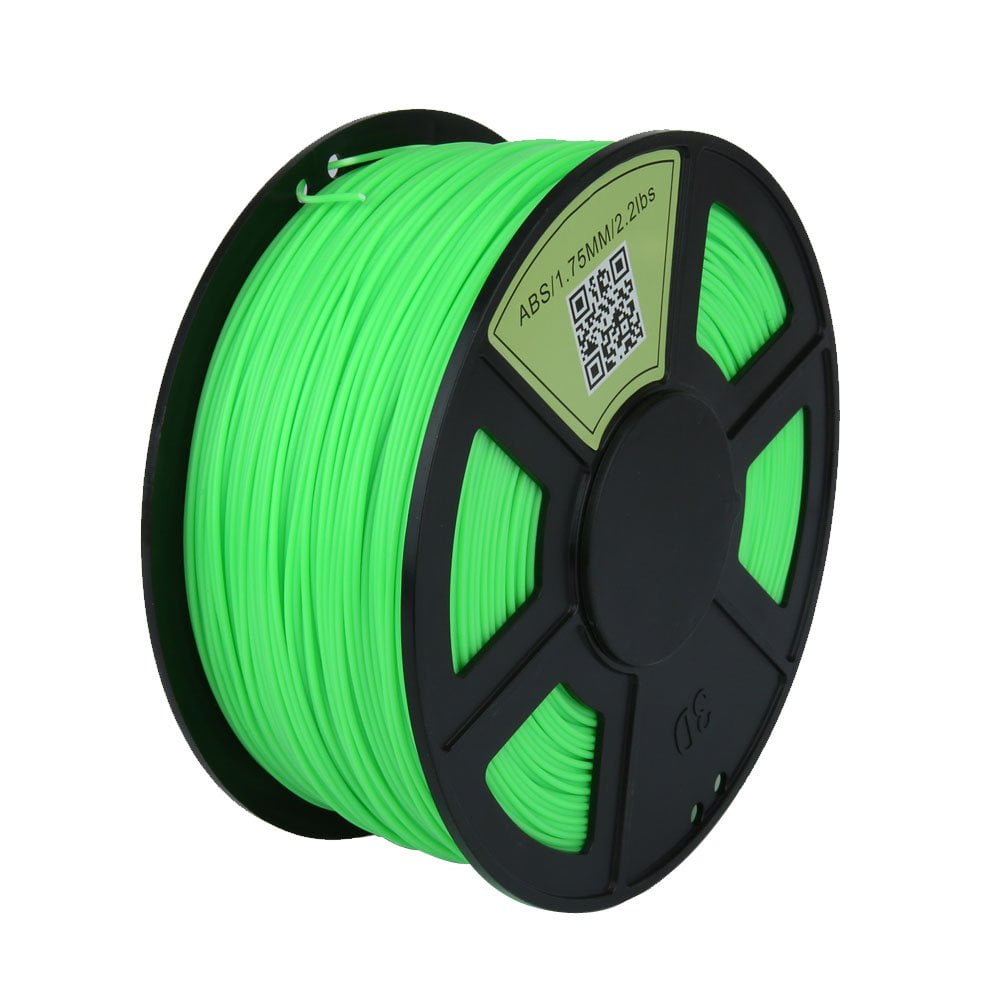 Translucent Green ABS 1.75mm WYZworks 3D Printer Premium Filament 1kg/2.2lb 