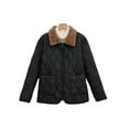 thumbnail image 5 of Rutainlusire Womens Fashion Warm Fleece Lapel Comfy Quilted Jackets 2025 Winter Women‘s Casual Oversize Solid Color Fall/Winter Long Sleeved Top Blouse Cardigan, 5 of 5
