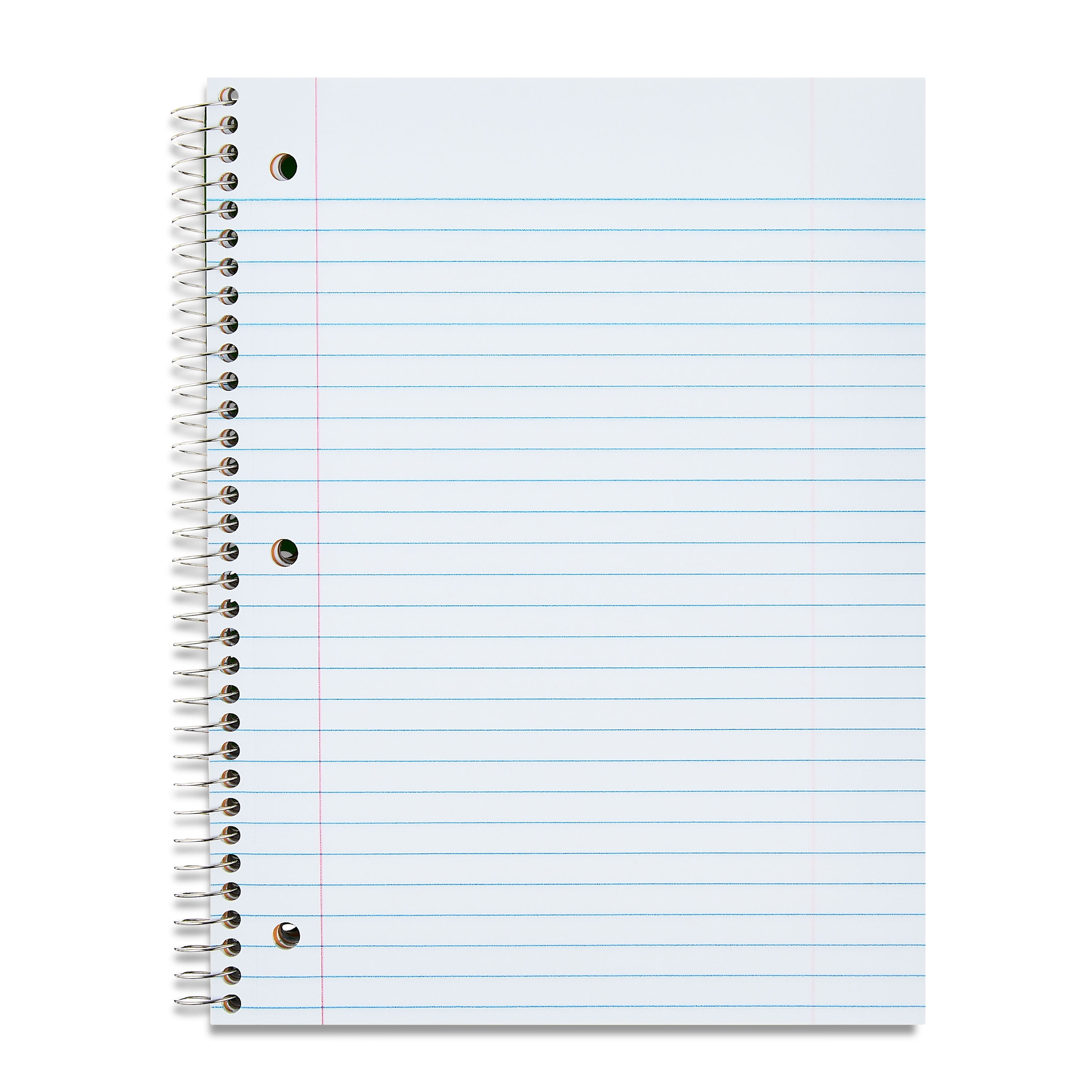 Pen+Gear Wide Ruled 5-Subject Notebook, 8 in x 10.5 in, Green