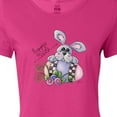 thumbnail image 4 of Inktastic Happy Easter Bunny Rabbit Women's T-Shirt, 4 of 5