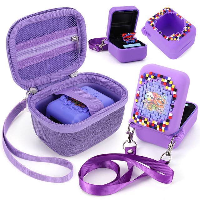 Bolsa De Almacenamiento Estuche de Transporte y Funda de Silicona Anti-rayaduras para Mascotas Electrónicas Virtuales Bitzee