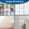 thumbnail image 4 of Espejo LMZNXCZ de 3 vías para autocortarse el pelo con ganchos ajustables, 4 of 7