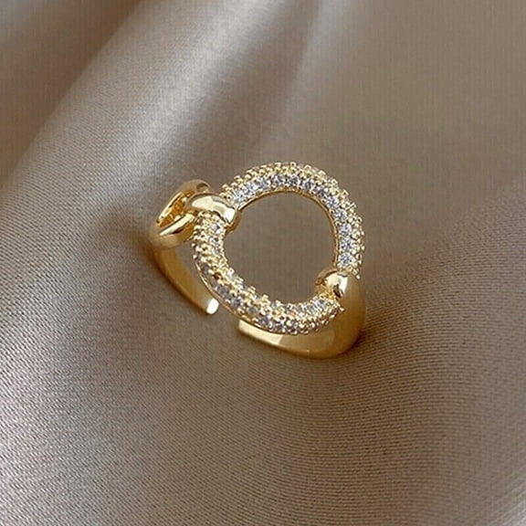 1 Ct Round Simulated Diamond 14k Yellow Gold Plated Adjustable Toe Ring For Women