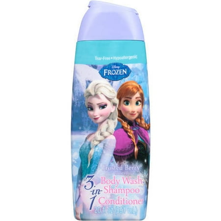 200 Body Kit (2 Pack) Disney Frozen 3-in-1 Body Wash Shampoo Conditioner Frosted Berry Scent, 20.0 FL OZ ()