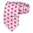 thumbnail image 2 of Corbata Barry.Wang de Seda con Corazones Rosados 152x8 cm con Pinza para Corbata, 2 of 6