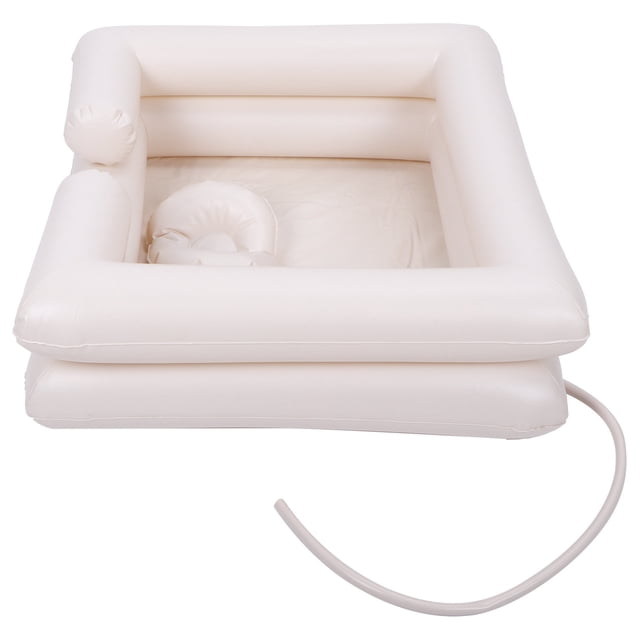 Lavabo Inflable Para Champú, Lavabo Inflable Portátil No Tóxico, PVC Con Válvula De Inflado De Seguridad Para Embarazadas, Discapacitados, Ancianos Lesionados
