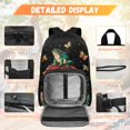 thumbnail image 3 of KUIFORTI Frog Mushroom Bookbag and Lunch Box, 4Pcs Kids Backpack Set for Elementary School Students, Large Capacity Boys Girls School Bag with Pencil Case Water Bottle Sleeve Back to School Gifts, 3 of 7
