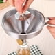 thumbnail image 3 of Stainless Steel Kitchen Funnel With Stainless Steel Strainer Filter, 3 of 5
