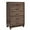 Walnut, variant on CHITOOMA Fluted Dresser for Bedroom, Modern Wooden 5 Drawer Tall Dresser, Chest of Drawers, Storage Cabine Living Room Hallway, Walnut