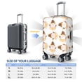 thumbnail image 4 of Kdxio Cute Bee Gnome Pattern Luggage Cover for Travel,Elastic and Durable,Fits 18-32 Inch,Anti-Scratch Suitcase Protector-No luggage included, 4 of 5