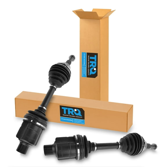 TRQ New Complete CV Axle Shaft Front Outer Pair Set 2pc for 02-05 Ram 1500 CSA82454 Fits select: 2002-2005 DODGE RAM 1500