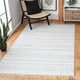 thumbnail image 2 of SAFAVIEH Kilim Russell Striped Area Rug, Ivory/Grey, 5' x 8', 2 of 8