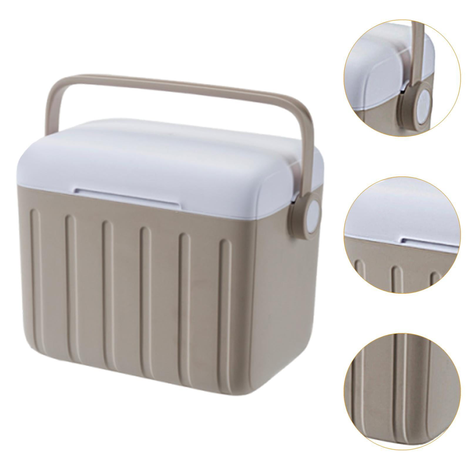 Dualoai Hot/Cold Retention Ice Chest Box Storage Container for Outdoor Cream Coffee