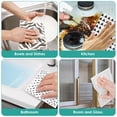 thumbnail image 5 of 10 Pack Swedish Dishcloths, Reusable Paper Towels Alternative, Odorless Cellulose Sponge Cloth for Kitchen Cleaning, 5 of 9