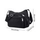 thumbnail image 3 of Bolsa cruzada de nailon de gran capacidad para mujer con múltiples bolsillos, correa ajustable para el hombro, resistente al agua, bolso casual ligero para uso diario, 3 of 6