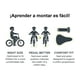 thumbnail image 3 of Bicicleta Infantil Unibike  rodada 16 con ruedas de entrenamiento Anaranjado 16, 3 of 7