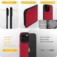 thumbnail image 4 of Case For iPhone 15 14 13 12 11 Pro Max Mini Coque Luxury Textile Leather Skin Phone Cover Funda for iphone 15 pro max case capa, 4 of 7