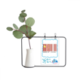 thumbnail image 1 of China Bar Code National Chinese Transparent Glass Hanging Vases Decoration Bottle, 1 of 2