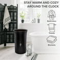 thumbnail image 4 of LiveFine Bucket Towel Warmer for Oversized Bath Towels, Bucket Finish, 4 of 7