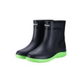 thumbnail image 1 of Daeful Mens Comfort Slip On Rain Boots Outdoor Casual Garden Shoes Kitchen Lightweight Round Toe Work Shoe Green (Women) 5, 1 of 3