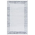 thumbnail image 2 of SAFAVIEH Malibu Chauncey Bordered Polyester Area Rug, Light Gray/Gray, 5' x 8', 2 of 13