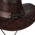thumbnail image 4 of GSPCLAM Mens Cowboy Hats Western Style Adjustable Hat for Summer Party, Versatile Lightweight Hat, 4 of 4