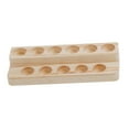 thumbnail image 4 of Soporte de exhibición de aceite esencial Sunnimix Estante de almacenamiento de aceites esenciales de madera de 2 niveles, 4 of 8