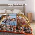 thumbnail image 4 of Personalised Blankets,with 1-12 Photo Collages Blanket,Mom, Lover, Kids, Friends, Birthday, Christmas - Personalised gifts for Women-75x100cm, 4 of 5