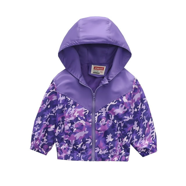 Gibobby Chaqueta de Forro Polar para bebés niñosNiños pequeños Bebé Niños Niñas Dibujos animados Dinosaurio Cremallera Chaqueta a de viento Gabardina con(Morado, 5-6 Años)