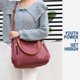 thumbnail image 5 of Hukapapa Bolso de tela simple, bolso de vela, bolso cruzado de gran capacidad para mujer, bolso de hombropúrpura, 5 of 5