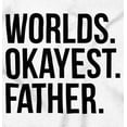 thumbnail image 2 of Worlds Okayest Father Funny Dad Gift Zip Hoodie Sweatshirt Men Brisco Brands S, 2 of 5
