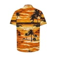 thumbnail image 5 of JXMVOJ Men's Hawaii Print Casual Button-Up Shirt, Lightweight Polyester Summer Tops for Outdoor, Party, Wedding, Casual Daily Wear, 5 of 5